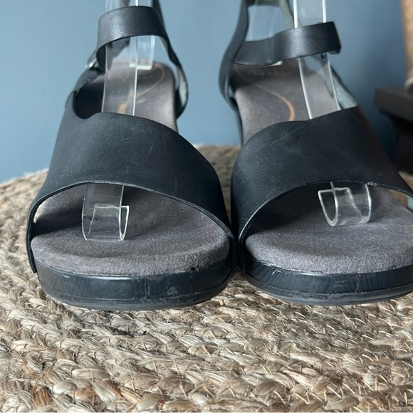 Dansko Tasha Leather Cut Out Platform Sandals - Picture 6 of 11
